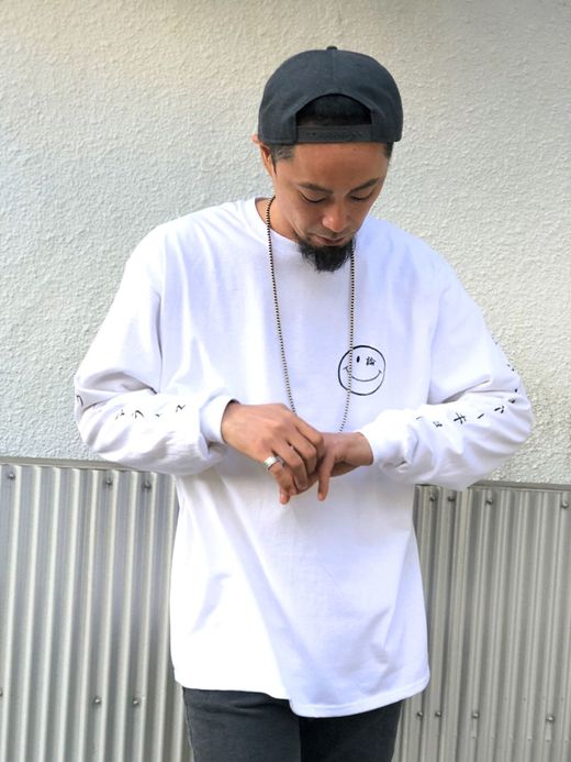  Cali Sushi Long Sleeve Tee / white