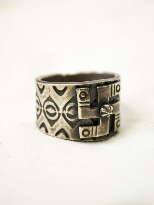 Indian Jewelry BO GARY REEVES SILVER RING