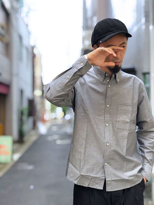 VOO VOO-878 / 零ST OX SHIRTS / GRAY