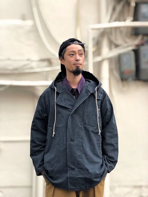 ANACHRONORM AN005 / HOODED PARKA COAT / BLACK