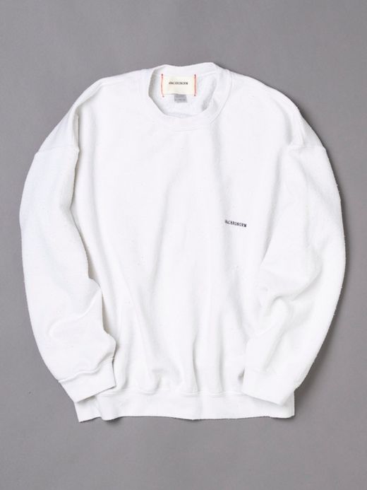 ANACHRONORM NM-SW04 / 50/50 NAPPING CREW SWEAT / WHITE