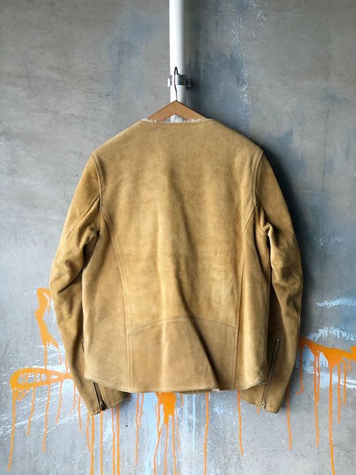 ANACHRONORM ANA234 / SUEDE BOA RIDERS JACKET / CAMEL