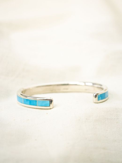 Indian Jewelry LARRY LORETTO INLAY BANGLE / TYPE H