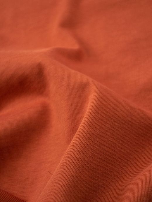 ROARK REVIVAL RLTJHW701 / "LOGO" 9.3oz H/W L/S POCKET TEE / TERRACOTTA