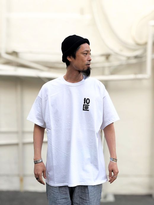 TENBOX J TENBOX LOGO TEE / WHITE