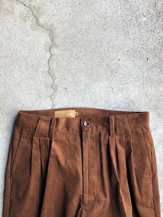 VOO VOO-955 / CORD SLACKS THICK / BROWN