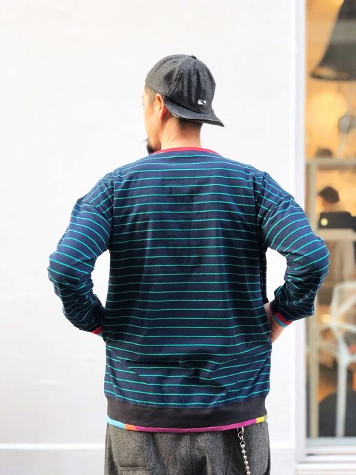 ALDIES A6103219 / RIB SWITCHING LONG T / GREEN