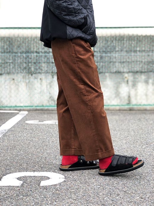 VOO VOO-955 / CORD SLACKS THICK / BROWN
