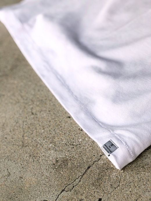 ROARK REVIVAL RTJHW521 / "TIGER HEAD" 9.3oz H/W TEE / WHITE