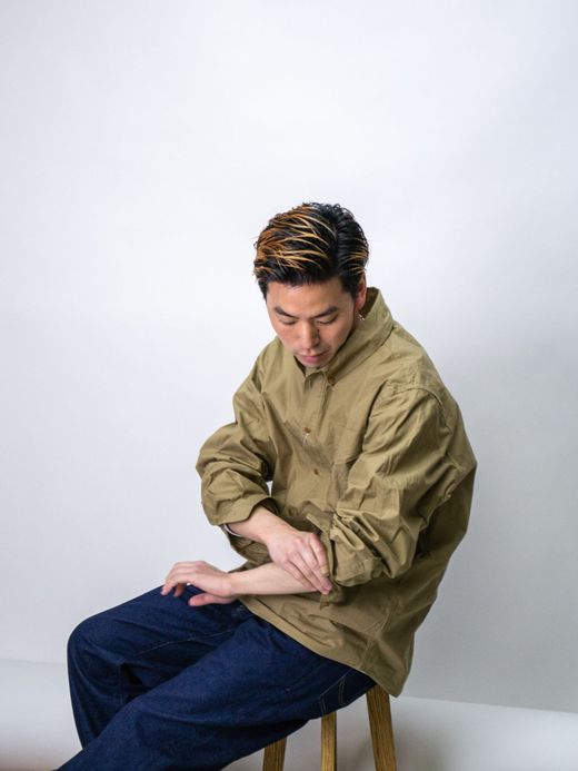 THE UNION TF00372 / BD PULLOVER SHIRTS / BEIGE