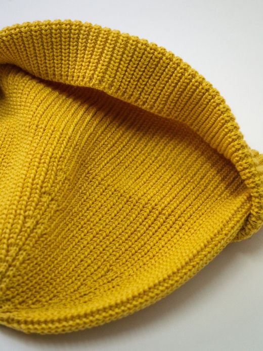 THE UNION TCH00116 / THE ROUGH KNIT CAP / YELLOW