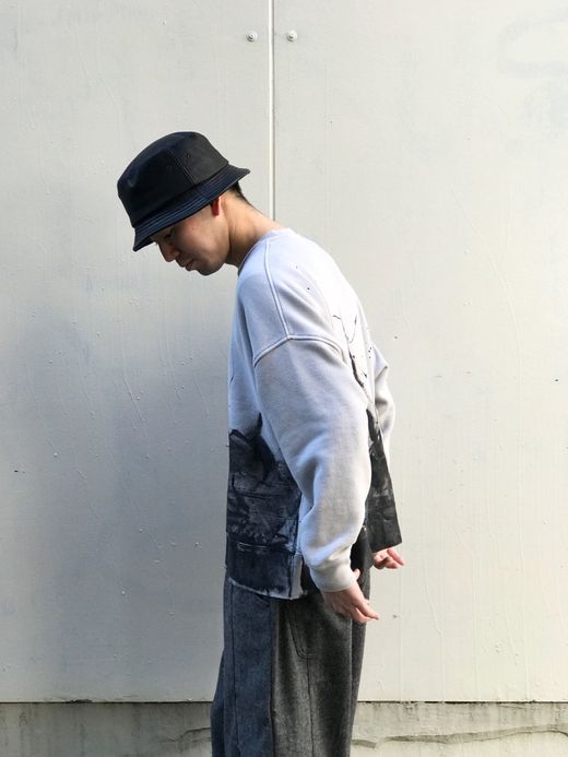 VOO VOO-976 / MIST & PAINT CREW / WHITE