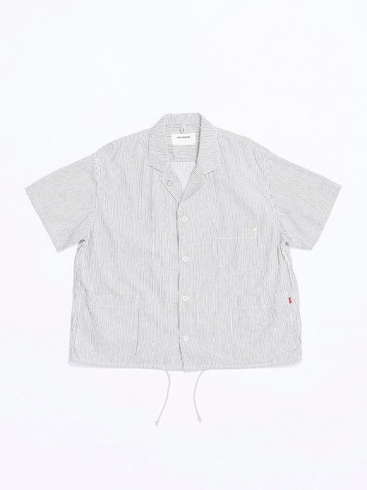 ANACHRONORM AN029 / S/S COVERALL SHIRT / WHITE