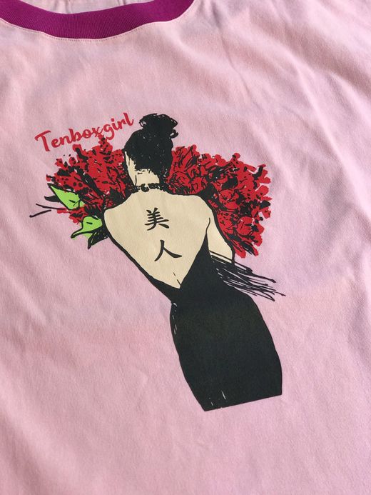 TENBOX TENBOX GIRL TEE / LIGHT PINK