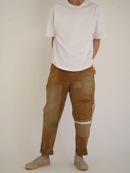 ANACHRONORM NM-TR02-PRW19 / ReMAKE TAPERED TROUSERS / CAMEL