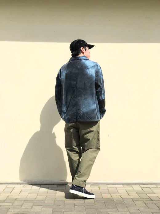 ANACHRONORM AN049 / CL TAPERED TROUSERS / OLIVE