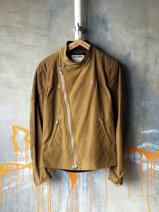 ANACHRONORM ANR-072 / MONZA TYPE RIDERS JACKET / BEIGE