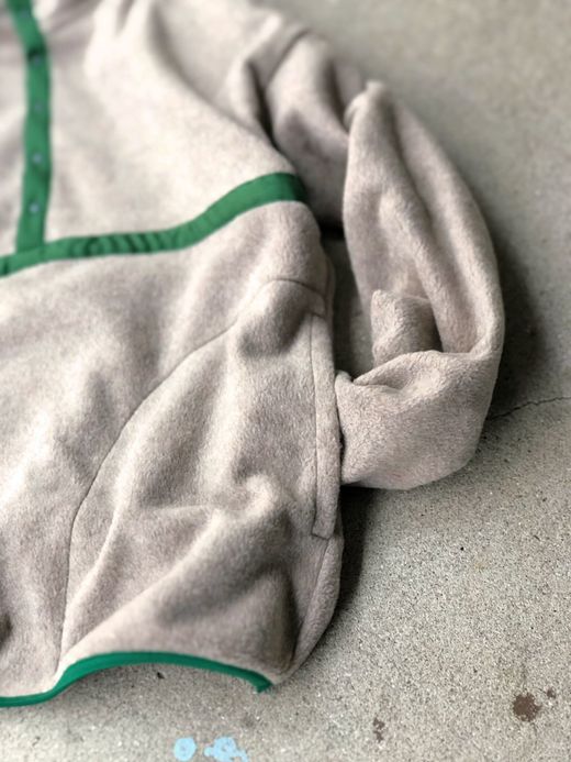 VOO VOO-886 / FLEECE PULL JKT / 杢BEIGE