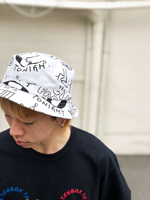 TENBOX TENBOX × FACE ACID HAT / WHITE