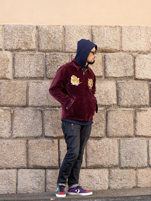 THE UNION TFO-0370 / TORATORA JACKET / BURGUNDY