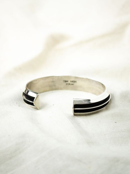 Indian Jewelry TOM HAWK SILVER BANGLE / TYPE B