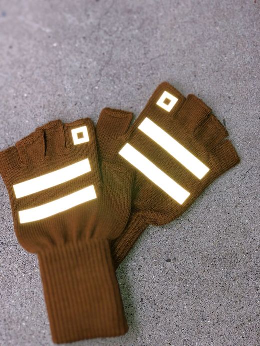 ROTOTO R5014 / REFLECTIVE SAFETY GLOVE / BROWN