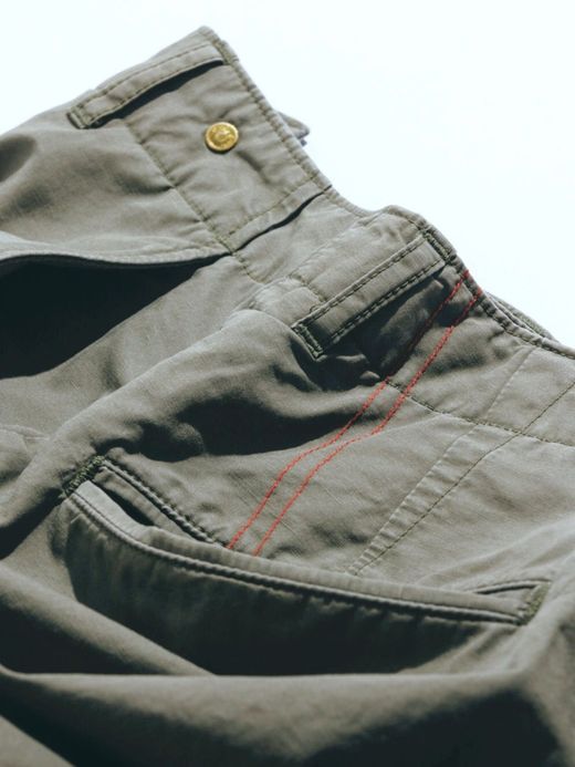 ANACHRONORM AN049 / CL TAPERED TROUSERS / OLIVE