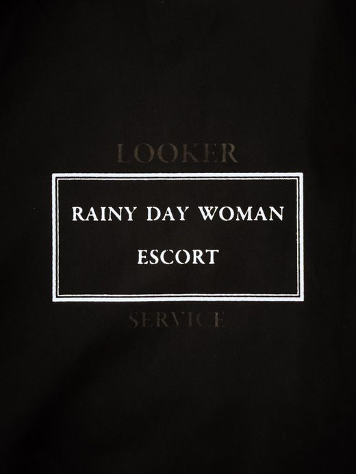 LOOKER LOOK.5 / RAINY DAY WOMAN ESCORT COACH JACKET / BLACK/WHITE