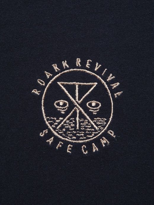 ROARK REVIVAL RTJHW601 / "HIEROGLYPH" 9.3oz H/W TEE / NAVY