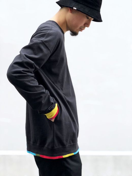 ALDIES A6103219 / RIB SWITCHING LONG T / BLACK