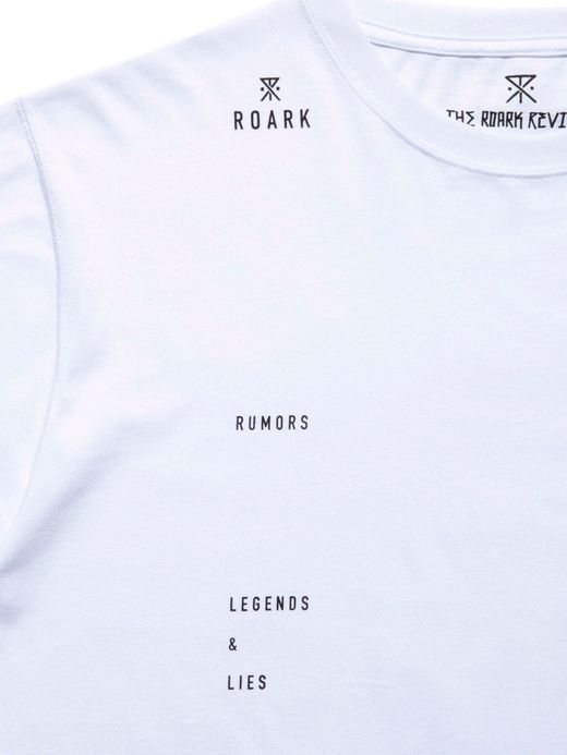 ROARK REVIVAL RLTJ650 / "TYPOLOGY" L/S TEE / WHITE