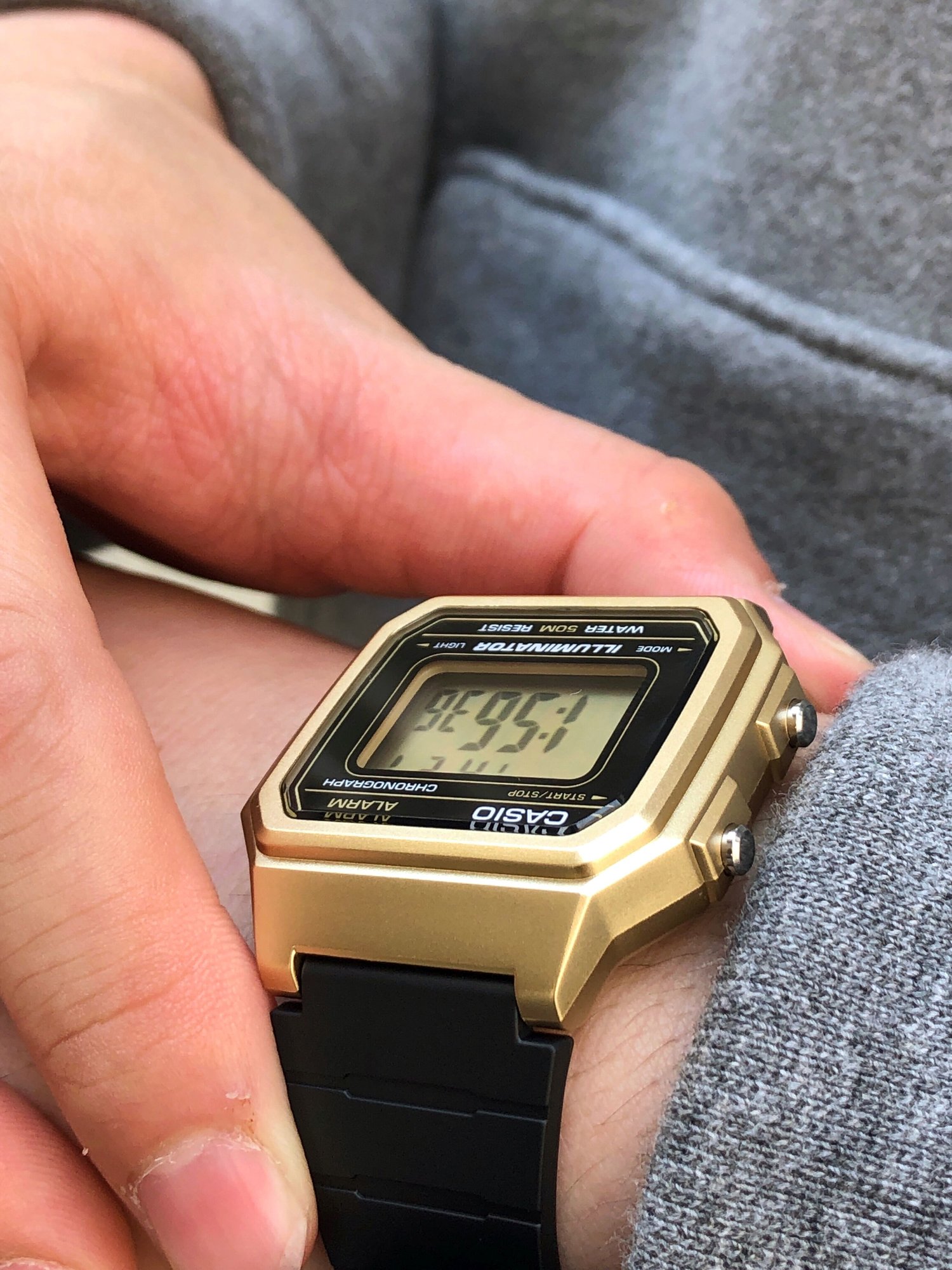 CASIO W217HM-9A / OLYMPIAN DIGITAL / GOLD | FLATBUSH