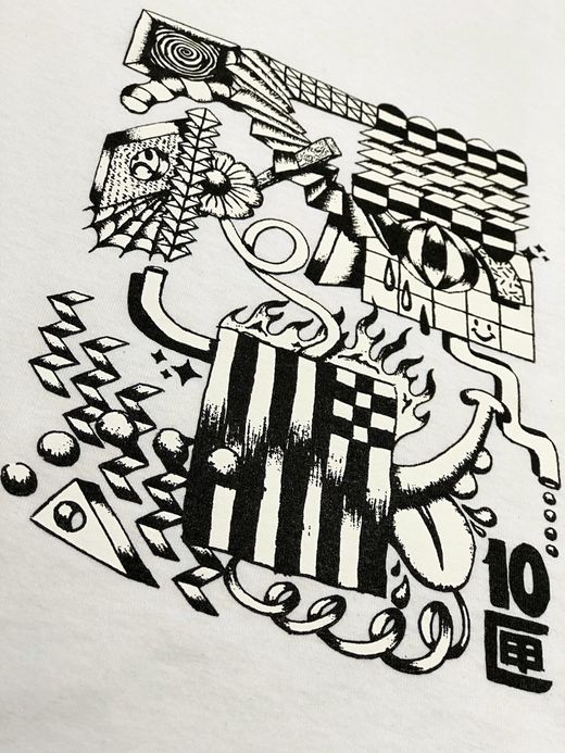 TENBOX TEAGUE MUIR L/S / WHITE