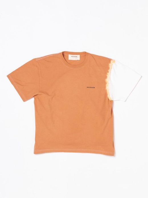 ANACHRONORM AN069 / SLEEVE TIE DYE T-SHIRT / ORANGE