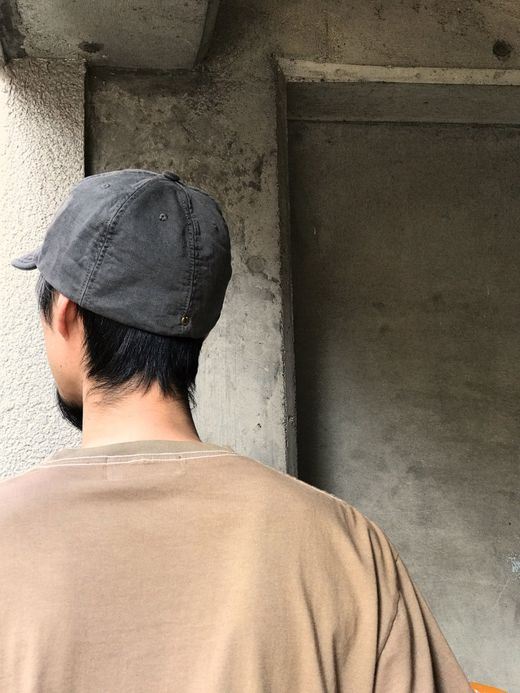 ANACHRONORM ANDC054 / PIGMENT BALL CAP / BLACK