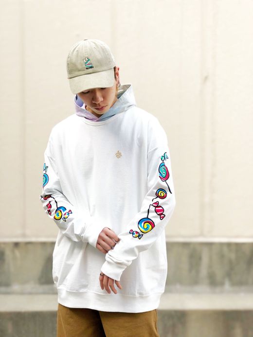 ALDIES A6103319 / RAINBOW BIG LONG CUT / WHITE