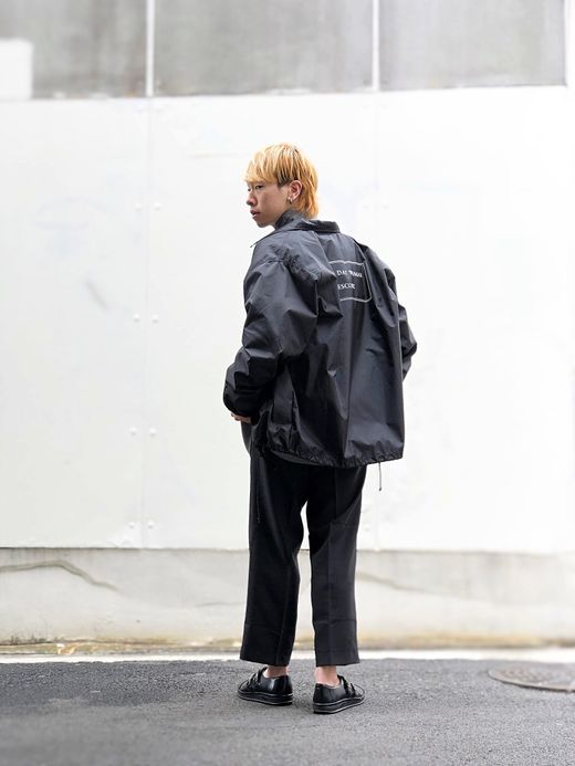  UTD01 / UTILITY POLY PANTS / BLACK