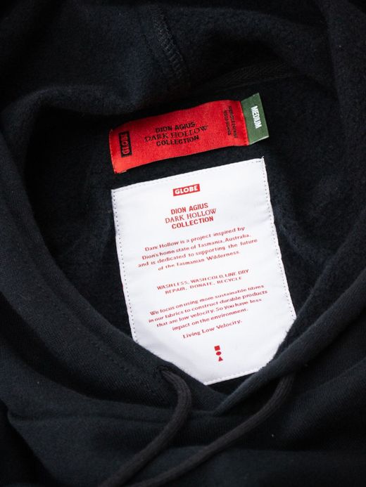 GLOBE DION AGIUS HOODIE / BLACK