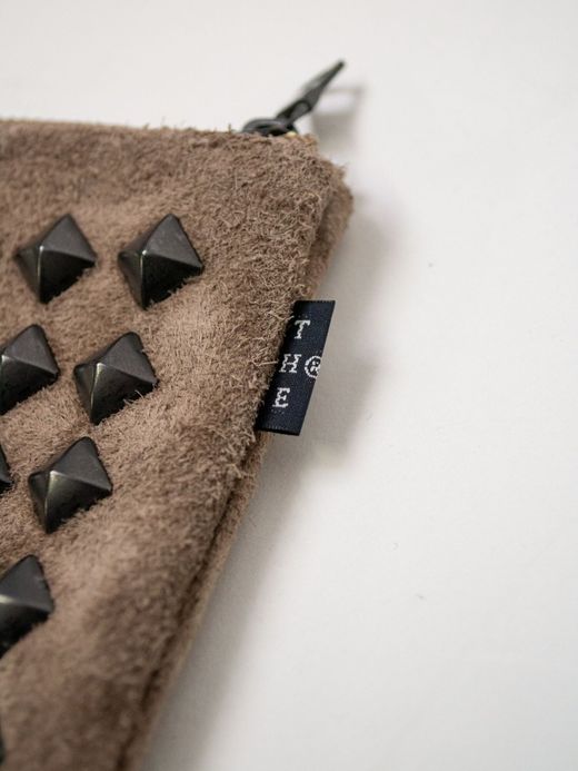 THE UNION TCL00083 / STUDS HALF WALLET / GREIGE