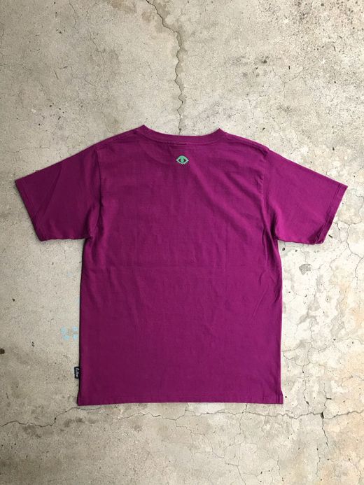 fulton ONE LINE SWIRL TEE / STRANGE PURPLE