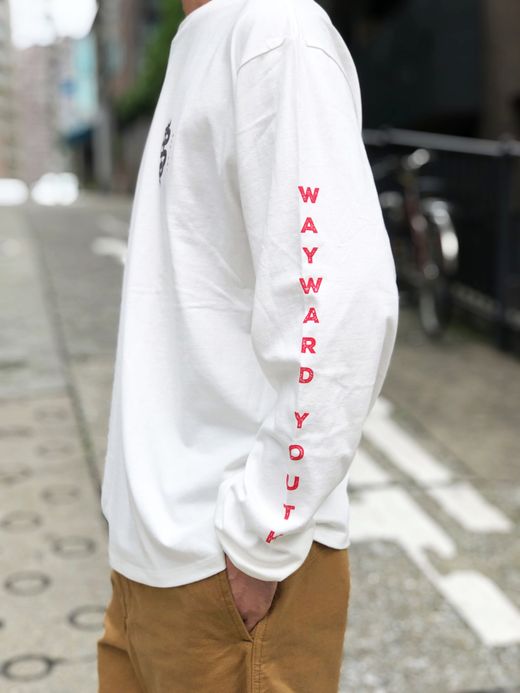 ROARK REVIVAL RLTJ553 / "WRENCHED" L/S TEE / WHITE