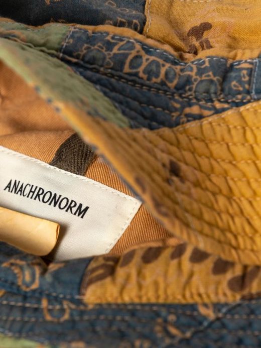 ANACHRONORM ANDC-069 / PATCHWORK HUNTER HAT / B.BEIGE