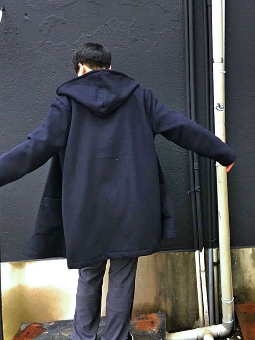  ヘリンボーン ウィザード JKT / navy