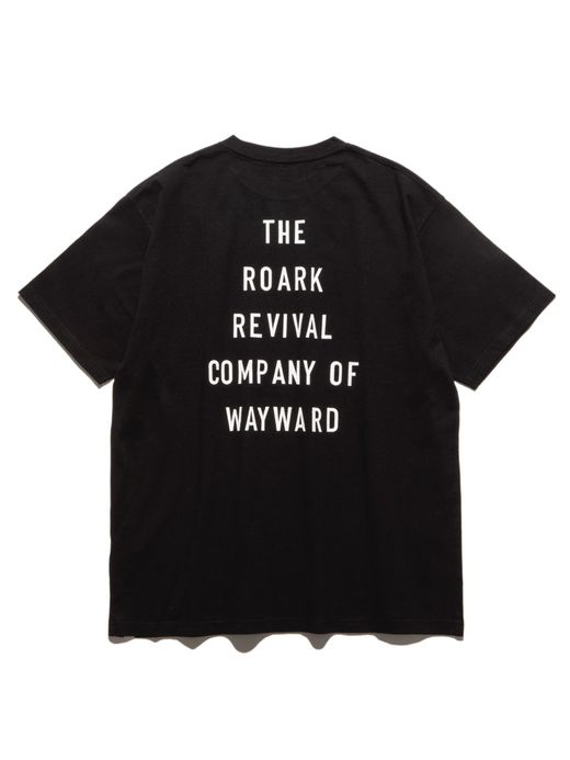 ROARK REVIVAL RTJD601 / "COMPANY OF WAYWARD" TEE / BLACK