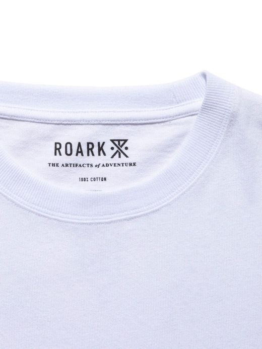 ROARK REVIVAL RTJC702 / "LOST LORDS" TEE / WHITE