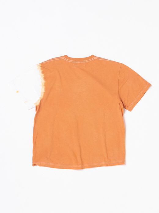 ANACHRONORM AN069 / SLEEVE TIE DYE T-SHIRT / ORANGE