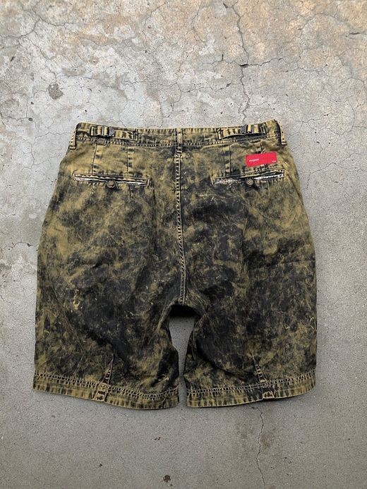VOO SMOKY BLEACHED SHORTS / YELLOW 2
