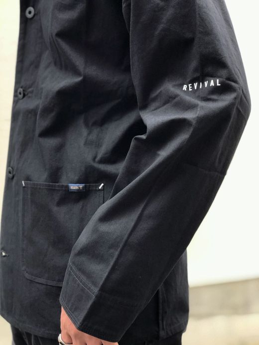 ROARK REVIVAL RJJ553 / "KAMON-SAFECAMP" ENGINEER JACKET / BLACK