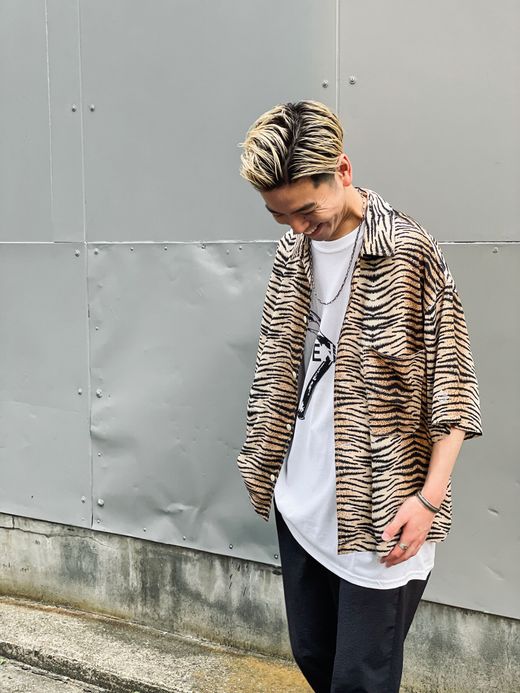 ALDIES A5003111 / LEOPARD SHIRT / BROWN