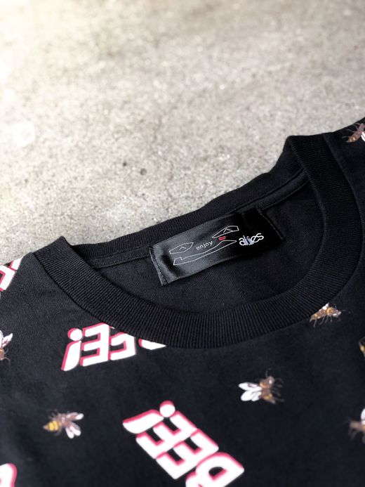 ALDIES A1022719 / BEE&BEER BIG T / BLACK